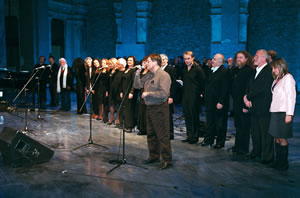 Konzert der Krakauer PIWNICA POD BARANAMI im Wiener ODEON Theater